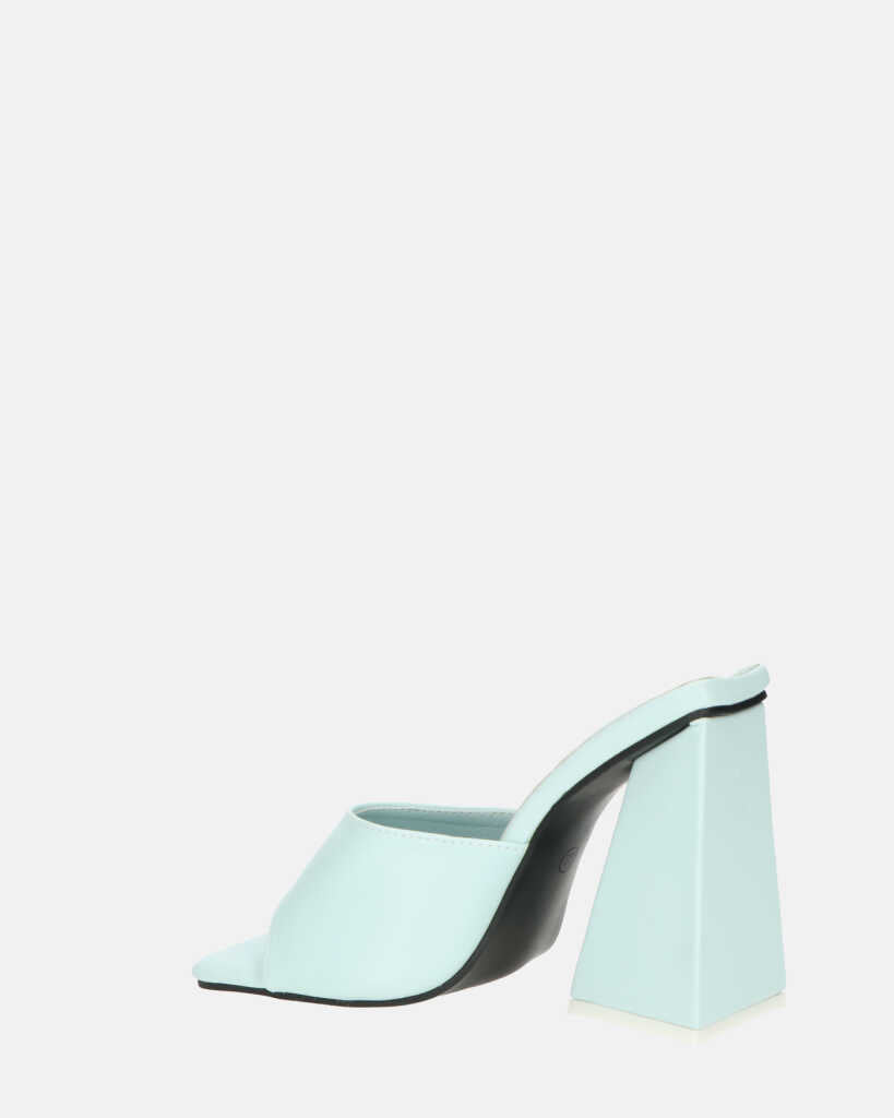 BUKET - sandali con tacco celeste