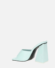 BUKET - sandali con tacco celeste