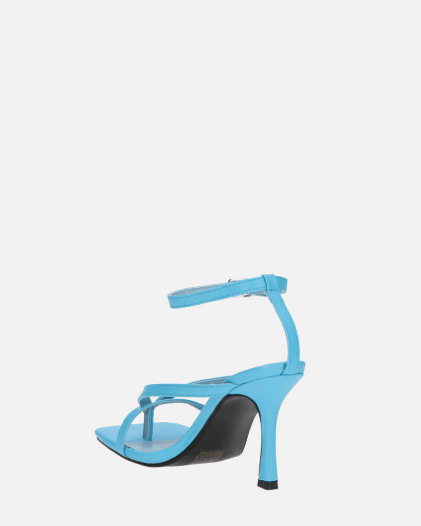 ADELE - sandalo infradito con tacco blu