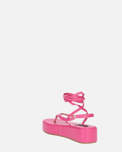 YULIYA - sandali platform fucsia
