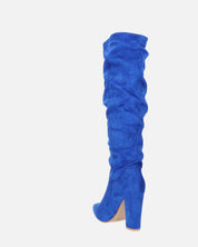 JONITTA - stivale alto con tacco in blu