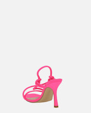 RAFA - sandali con tacco in lycra fuchsia
