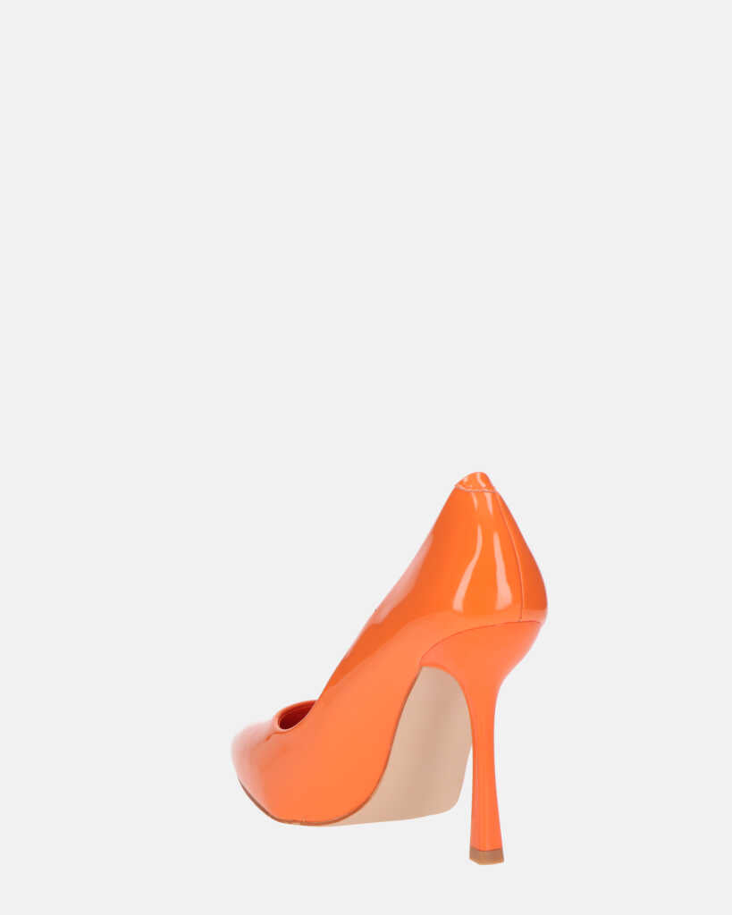 THISBE - decollete in glassy arancio