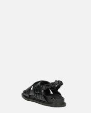 MICH - sandali neri con ecopelle padded