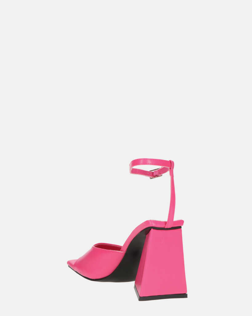 KUBRA - sandali con cinturino in ecopelle rosa