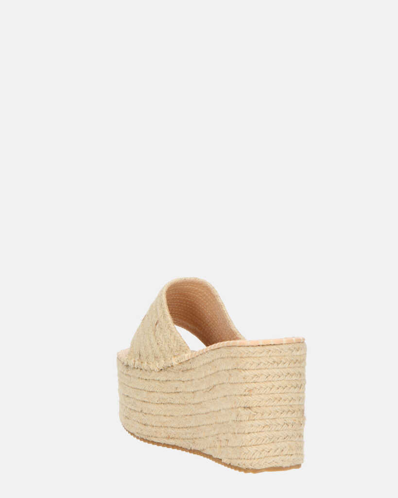 ALEXANDRA - sandalo platform in beige