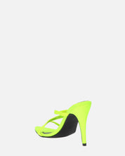 JUDY - tacco a spillo giallo fluo