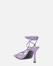 DOLLY - tacco a spillo violetto con lacci