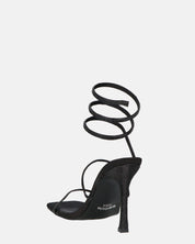 NORA - tacchi alti con spirale neri con gemme