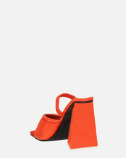 EMMI - sandali con tacco arancione con elastico