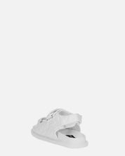 ALIZEE - sandali in ecopelle bianca con effetto padded