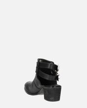 NELL - scarpa con tacco e fibbie in nero