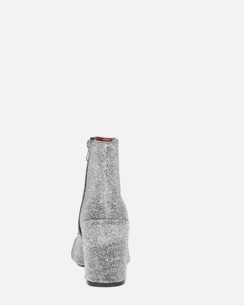 IRENE - stivaletto in glitter grigio