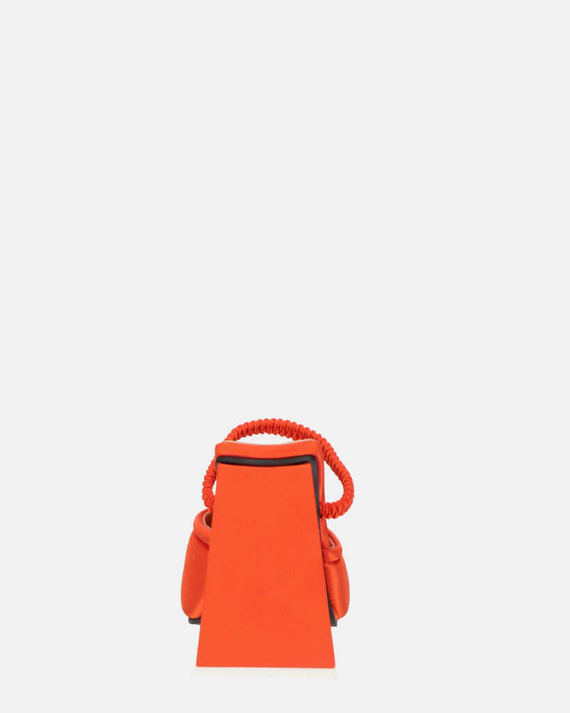 EMMI - sandali con tacco arancione con elastico