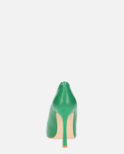 CONSUELO - decollete in PU verde