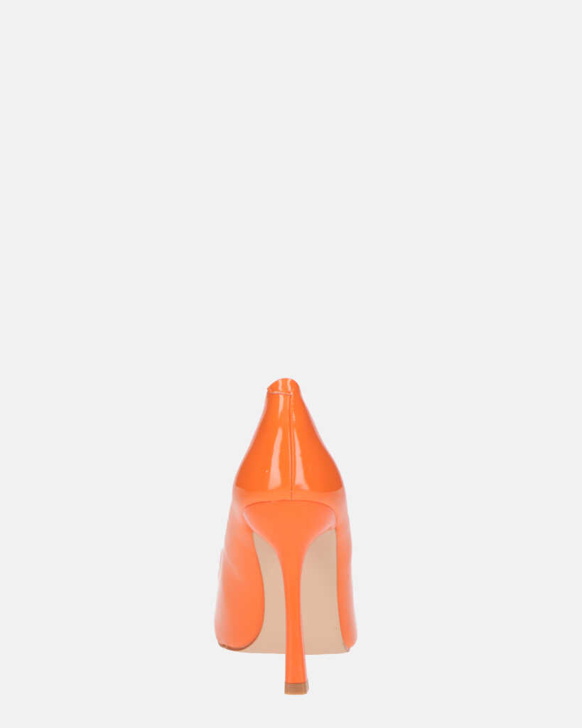 THISBE - decollete in glassy arancio