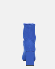 MARGOT - stivaletti in lycra blu con tacco
