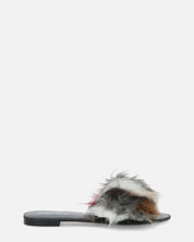 STEFFI - slider in ecopelliccia multicolor