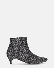 XUAN - stivaletto basso in pattern logo