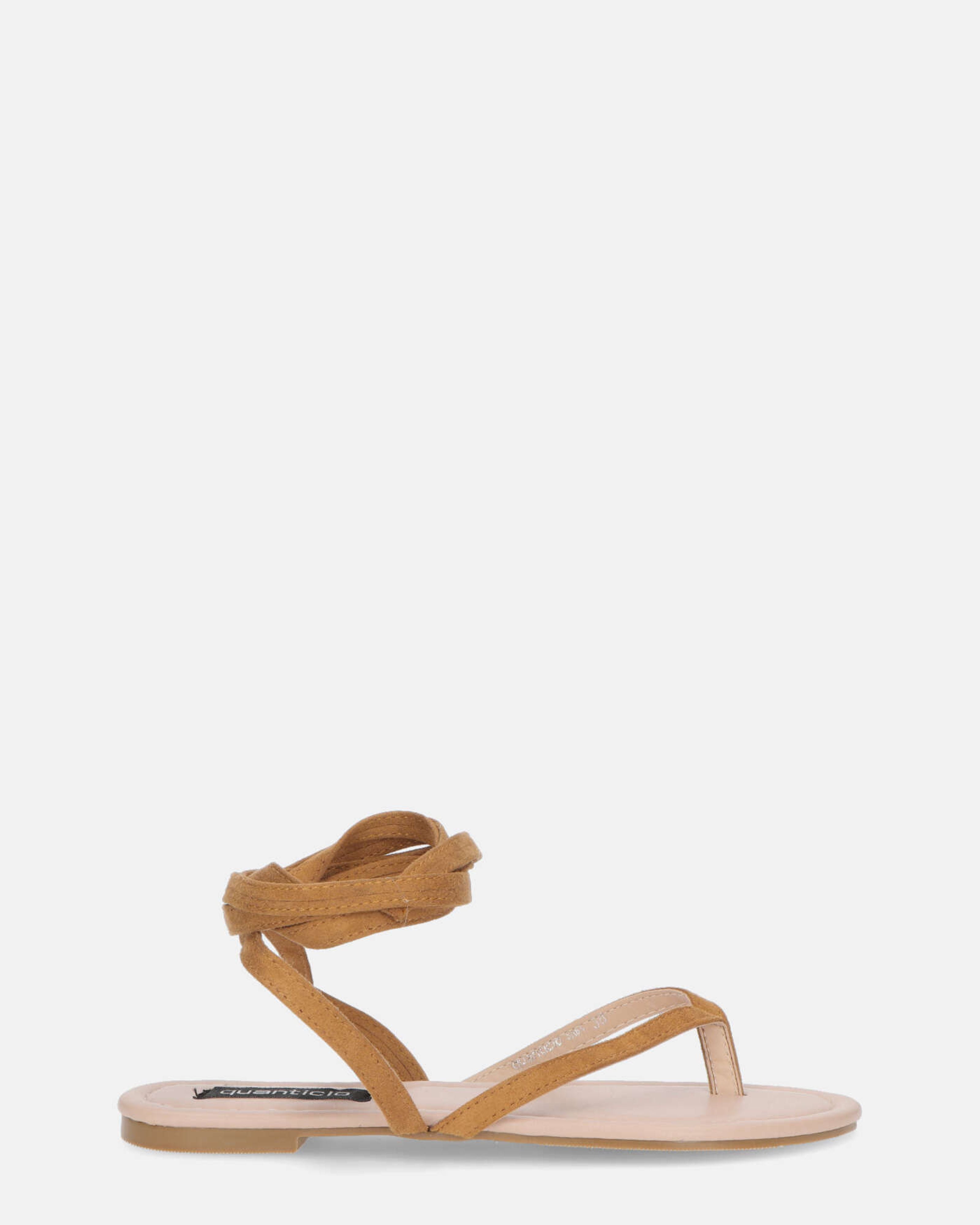 SABA - sandali bassi beige
