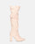 JONITTA - stivale alto con tacco in beige